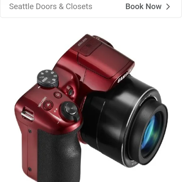 Samsung Red Digital Camera